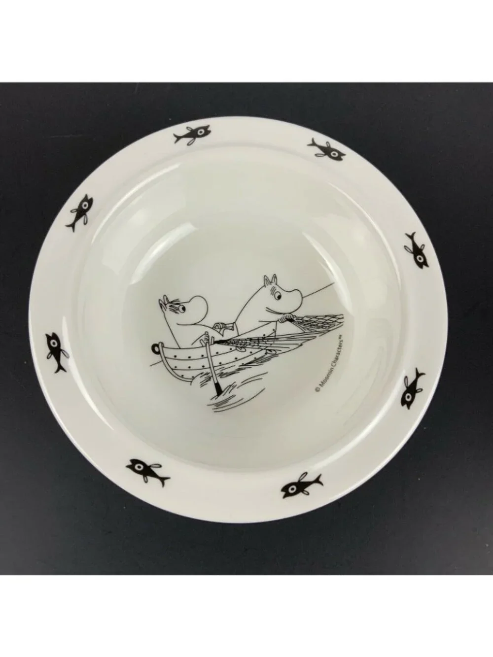 Moomin Mumin 3 Piece Childrens Tableware Set Plate Bowl Sippy Cup Non Slip Bases
